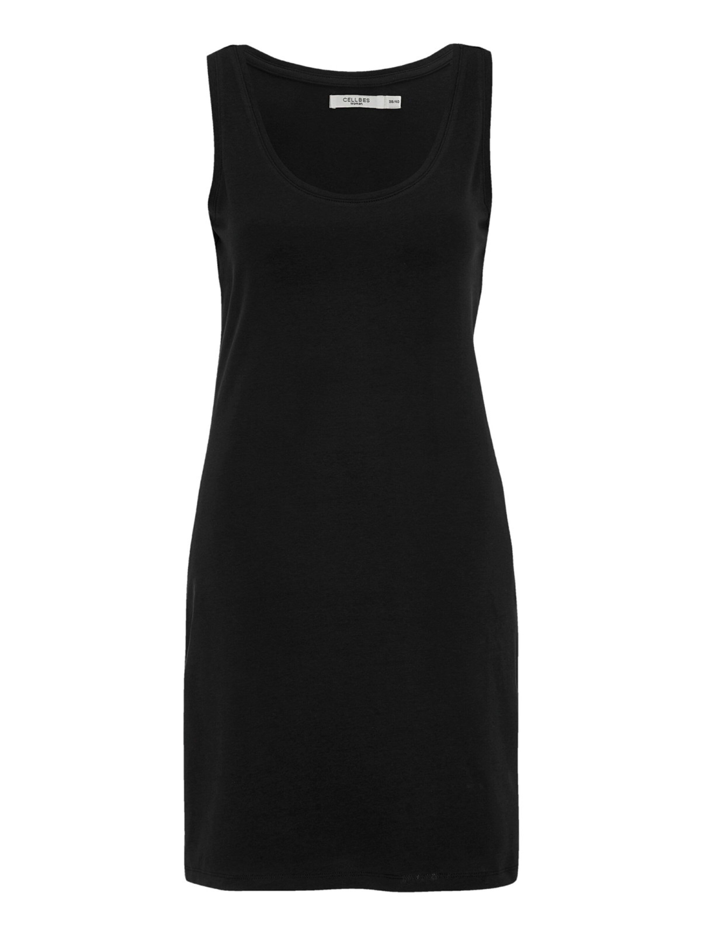 Cellbes of Sweden Nachthemd in Zwart: voorkant