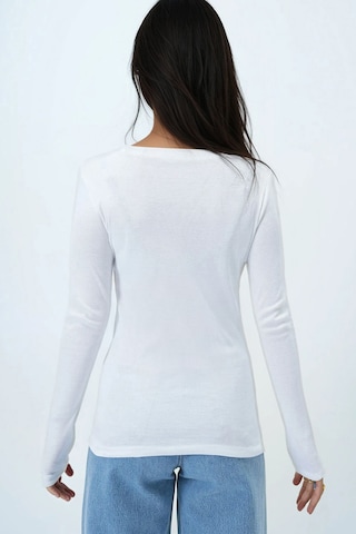 T-shirt Trend Alaçatı Stili en blanc