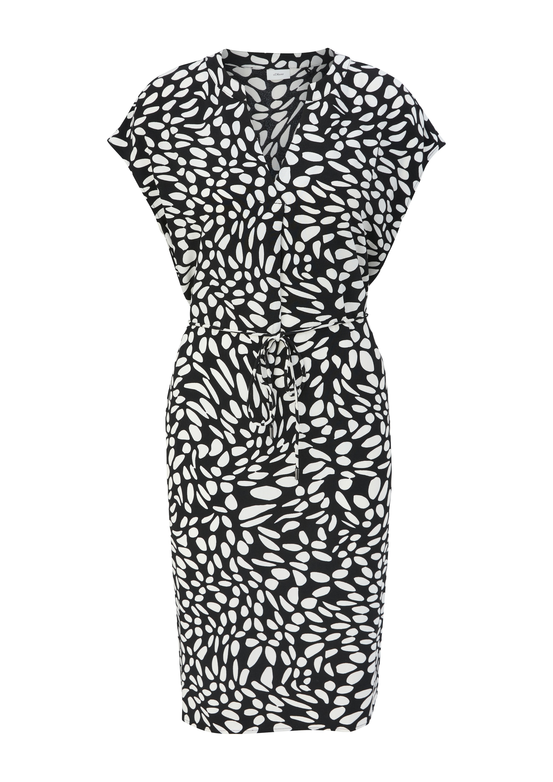 s.Oliver BLACK LABEL Jurk in Zwart: voorkant