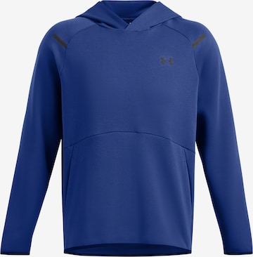 UNDER ARMOUR Sportsweatshirt 'Unstoppable' in Blauw: voorkant