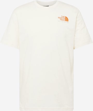 T-Shirt THE NORTH FACE en blanc : devant