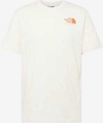 THE NORTH FACE T-shirt i vit: framsida