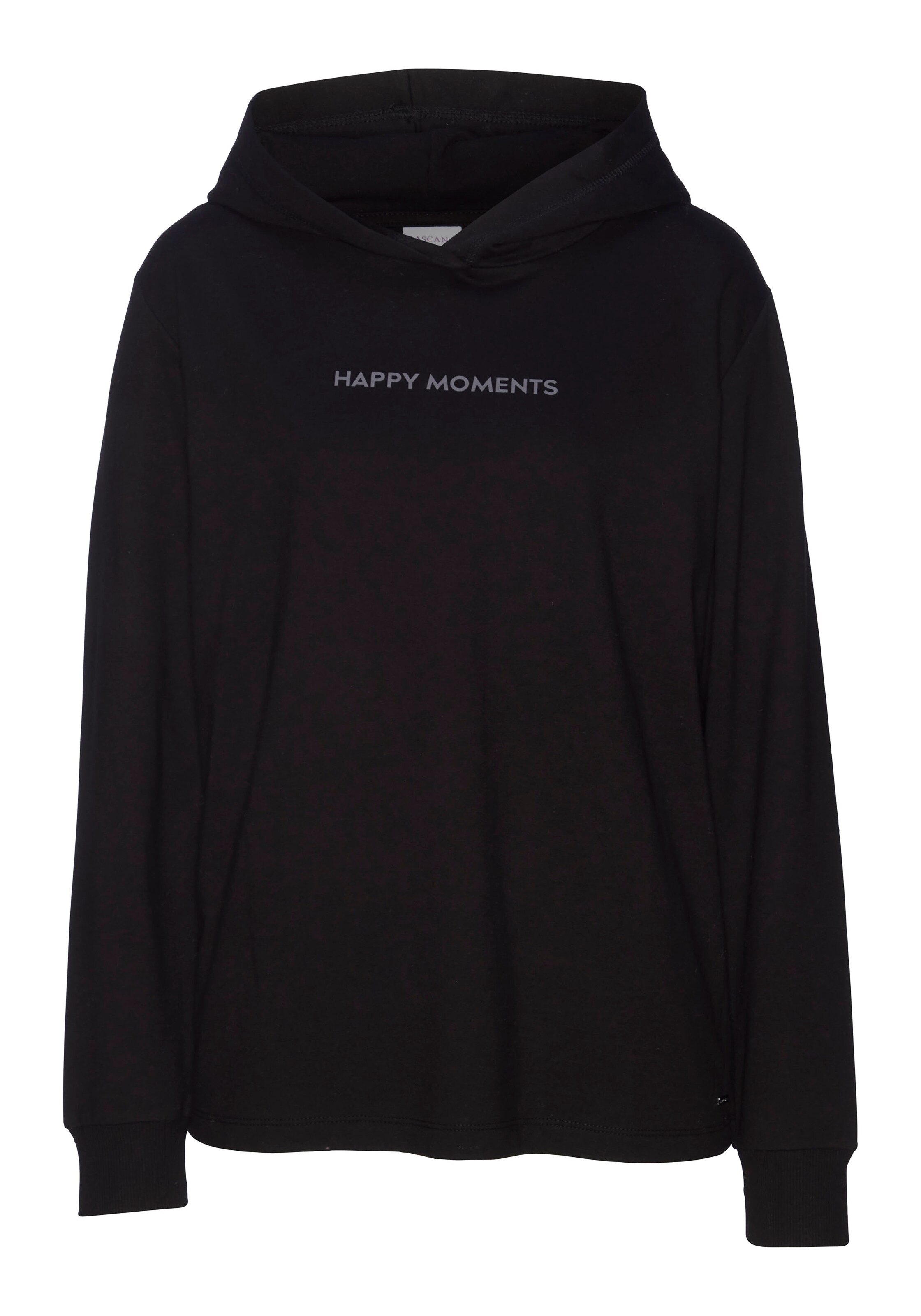 LASCANA Sweatshirt in Black: front