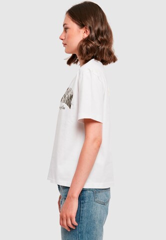 Miss Tee Shirt 'Memory Lane' in Weiß