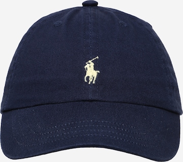 Polo Ralph Lauren Шапка с периферия в синьо: отпред