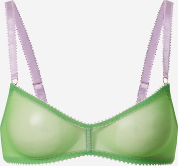 Dora Larsen Bustier BH 'DOLLY' in Groen: voorkant