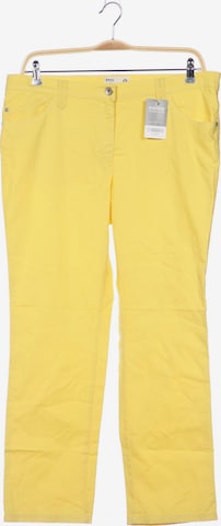 BRAX Pants in XXXL in Yellow: front