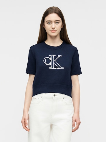 Calvin Klein Jeans Póló - lila: elől