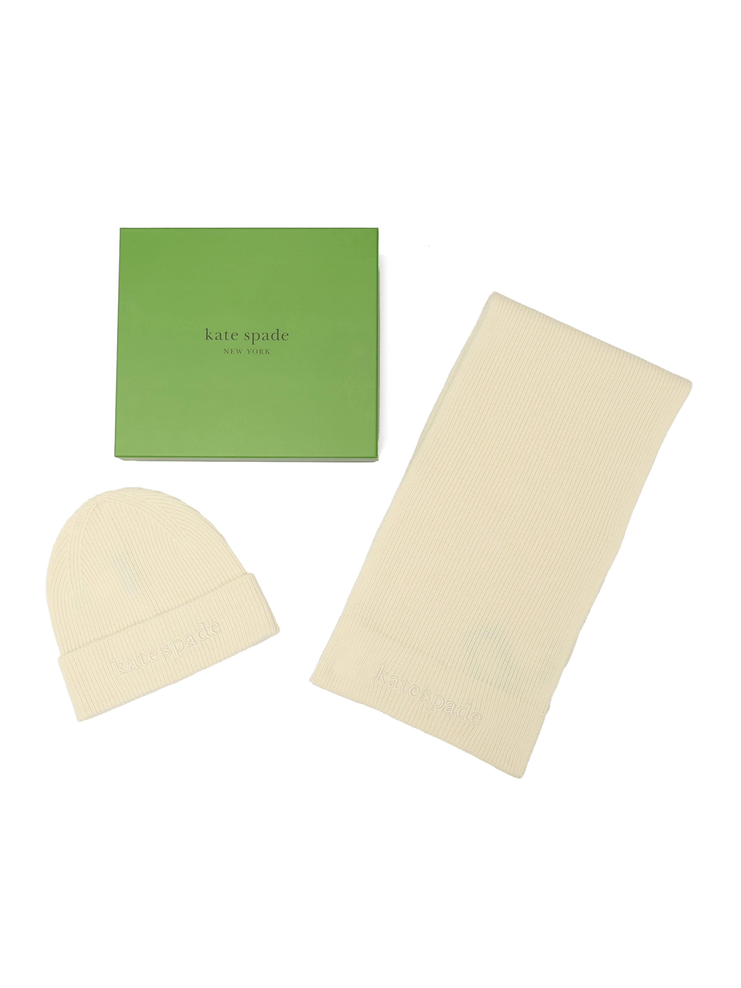 Kate Spade Halsduk 'New York' i vit