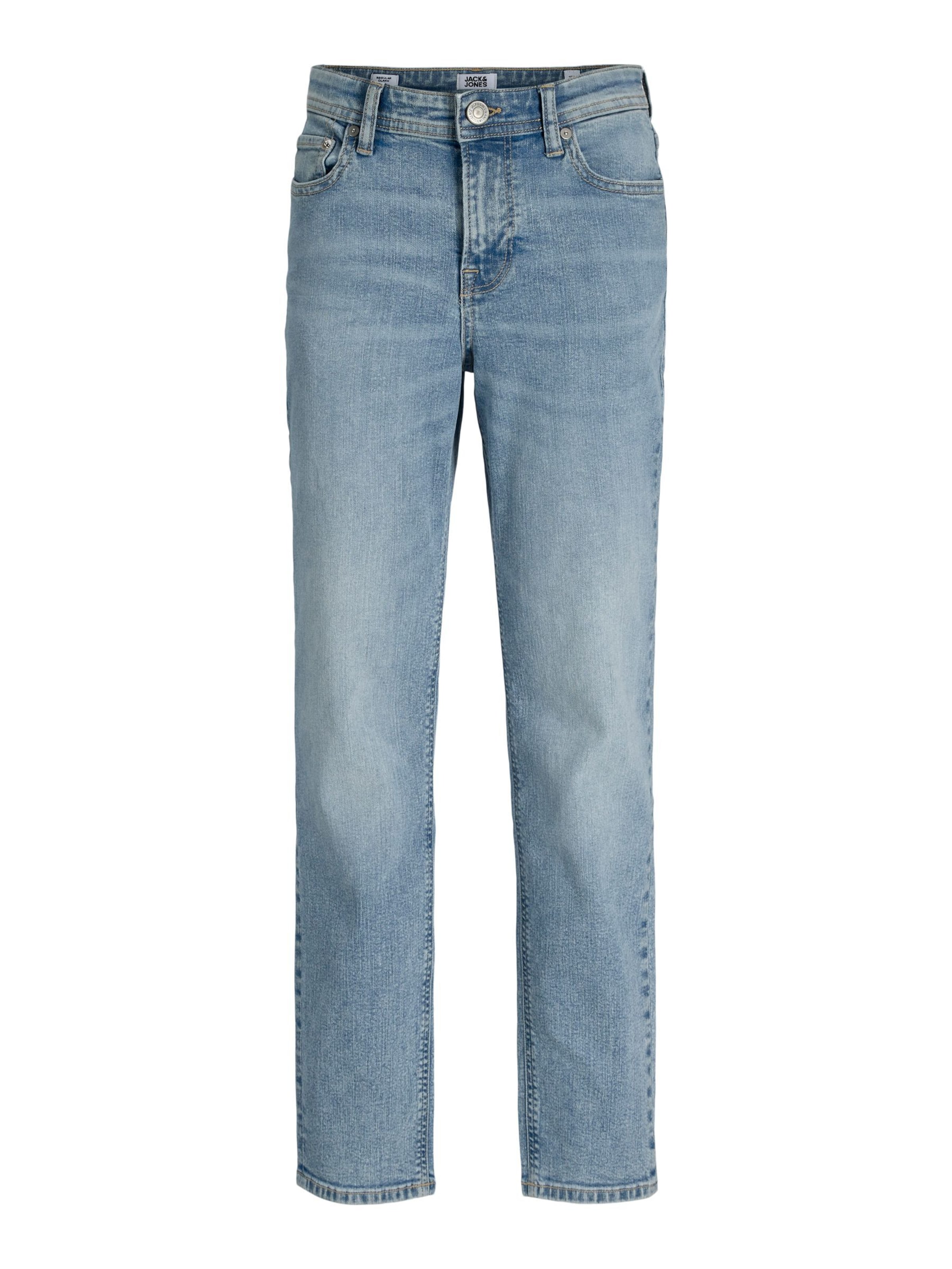 Jack & Jones Junior - regular Vaquero 'JJIClark JJOriginal' en azul: frente