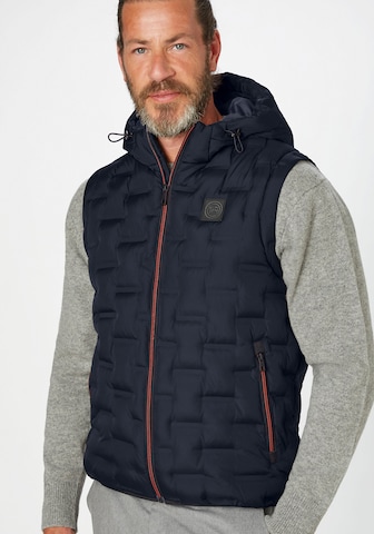 S4 Jackets Vest in Blue: front
