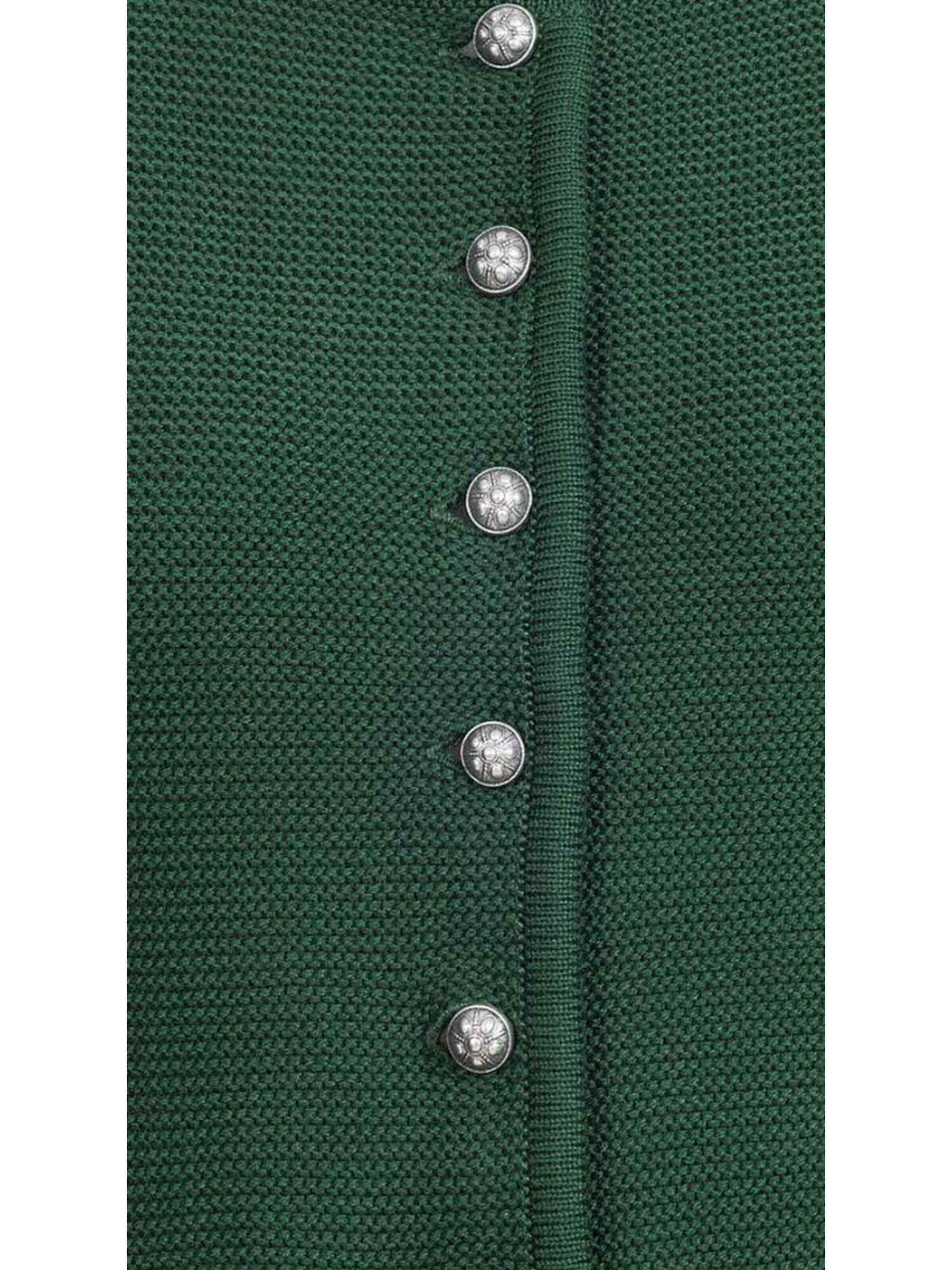 Trachtenhof Nübler Knitted Janker 'Strickjacke Anni' in Green