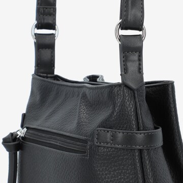 TOM TAILOR Crossbody Bag 'Naida' in Black