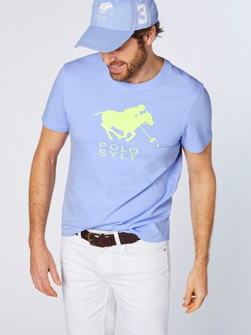 Polo Sylt Shirt in Blue: front