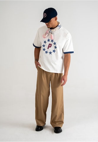 Prohibited Shirt 'Stars Contrast' in Wit