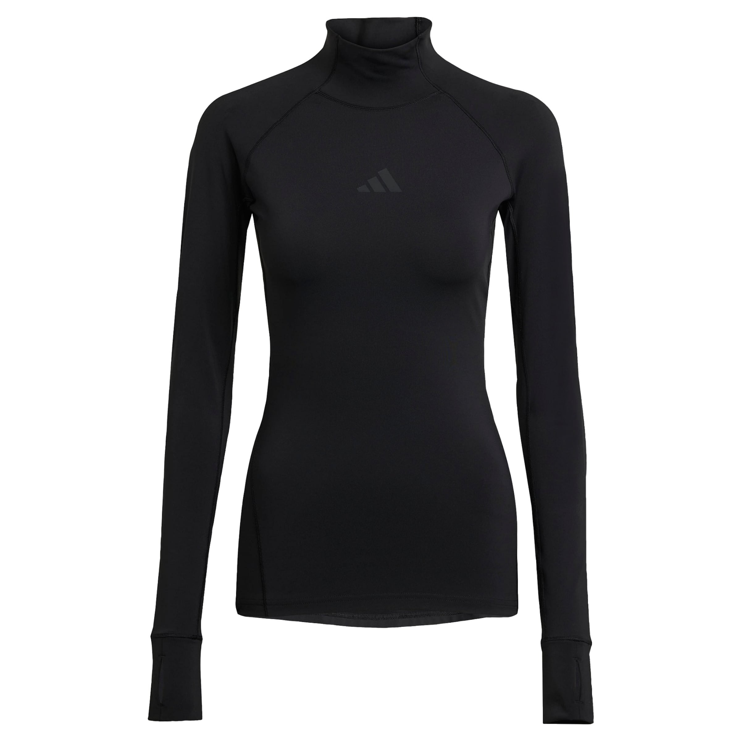ADIDAS PERFORMANCE - Camiseta funcional 'Techfit COLD.RDY Long-Sleeve' en negro: frente