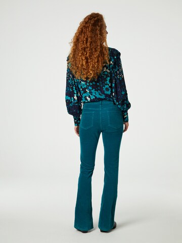 Fabienne Chapot Boot cut Trousers 'Pleuni' in Blue