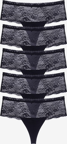 Dorina String in Schwarz: Vorderseite