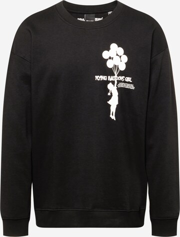 Sweat-shirt 'Banksy' Only & Sons en noir : devant