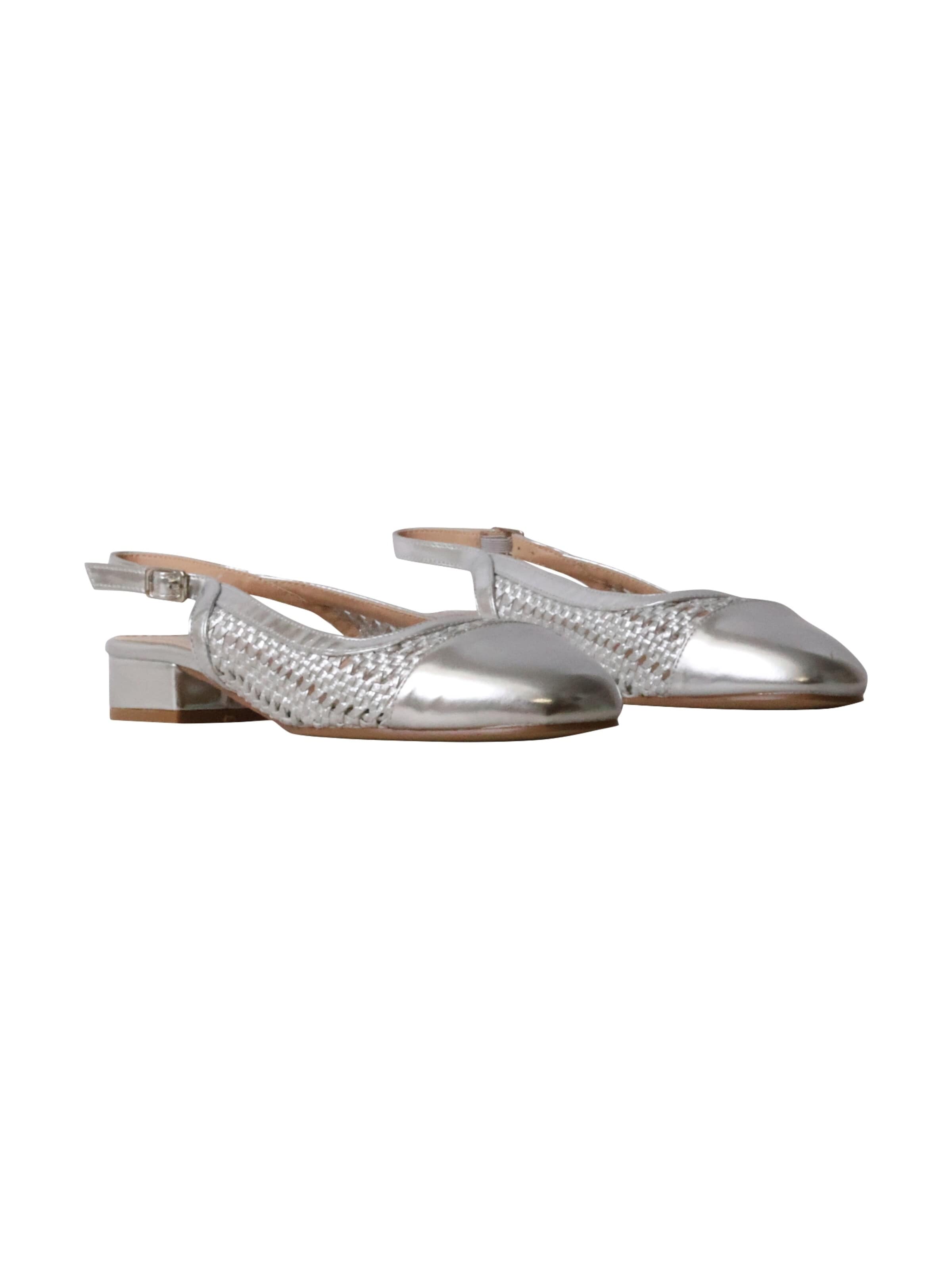 Décolleté sling 'Pumps mit Riemchen' di POTI PATI in grigio