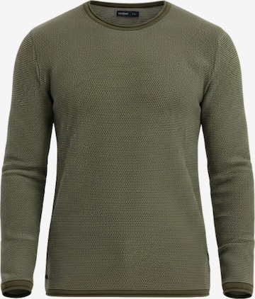 Ombre Pullover in Grün: Vorderseite
