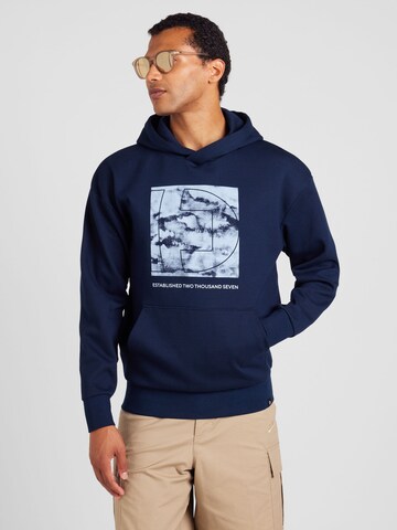TOM TAILOR DENIM Sweatshirt in Blau: Vorderseite