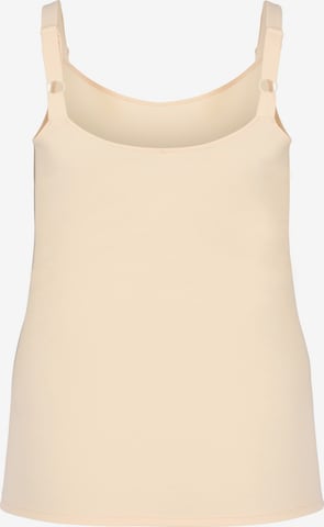 Devoted by Zizzi Shapingtop i beige