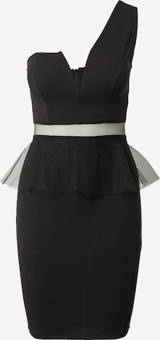 Rochie de cocktail 'SHAUNA' de la WAL G. pe negru: față