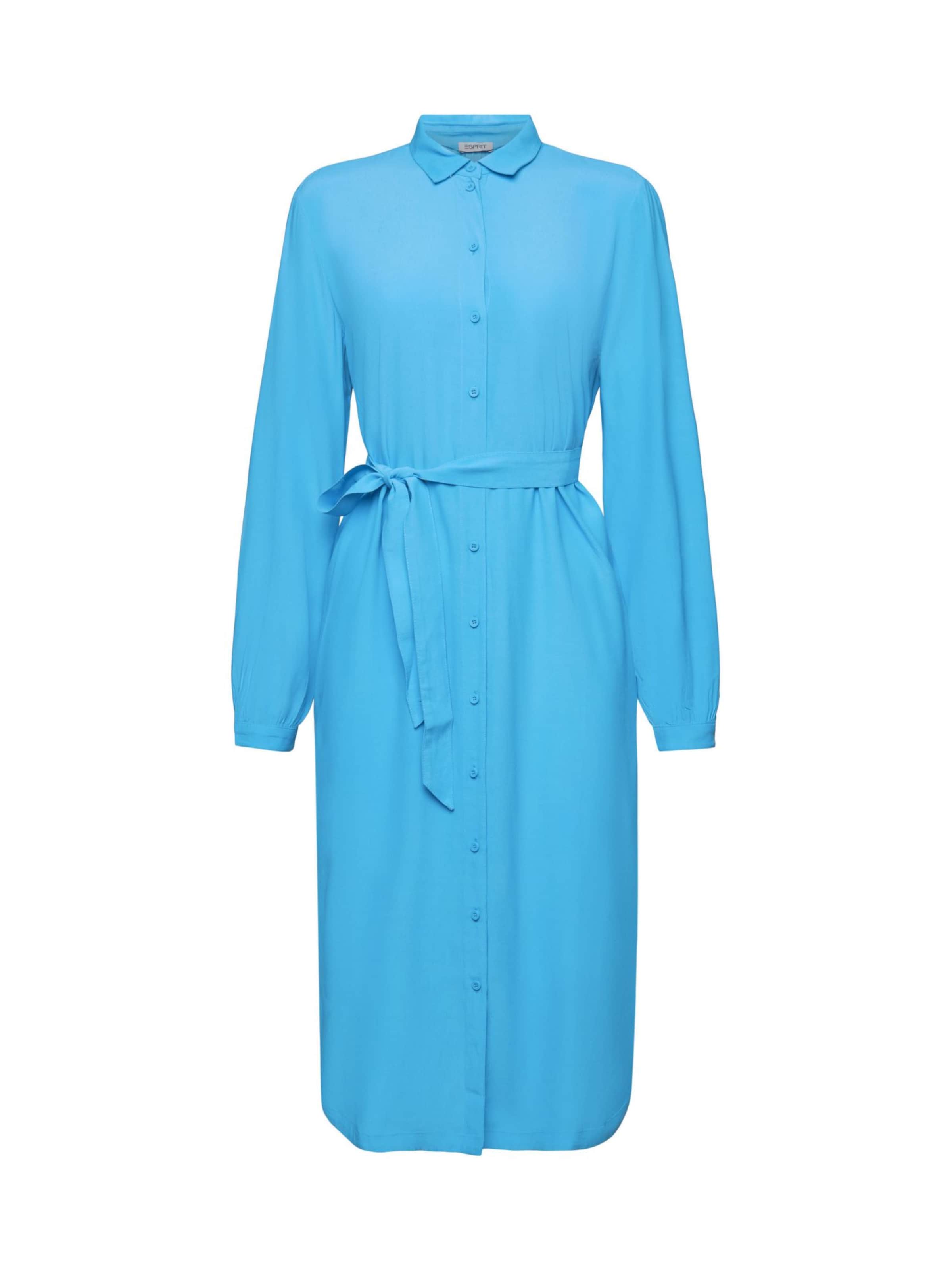 ESPRIT Blousejurk in Hemelsblauw ABOUT YOU