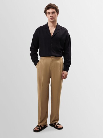 Loosefit Pantalon à pince Antioch en beige