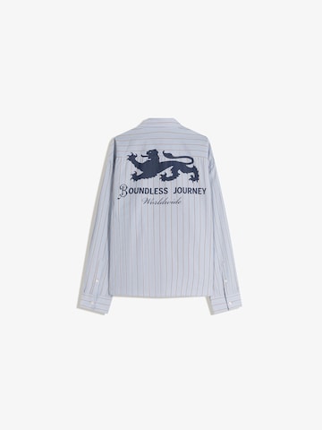 Coupe regular Chemise Bershka en bleu