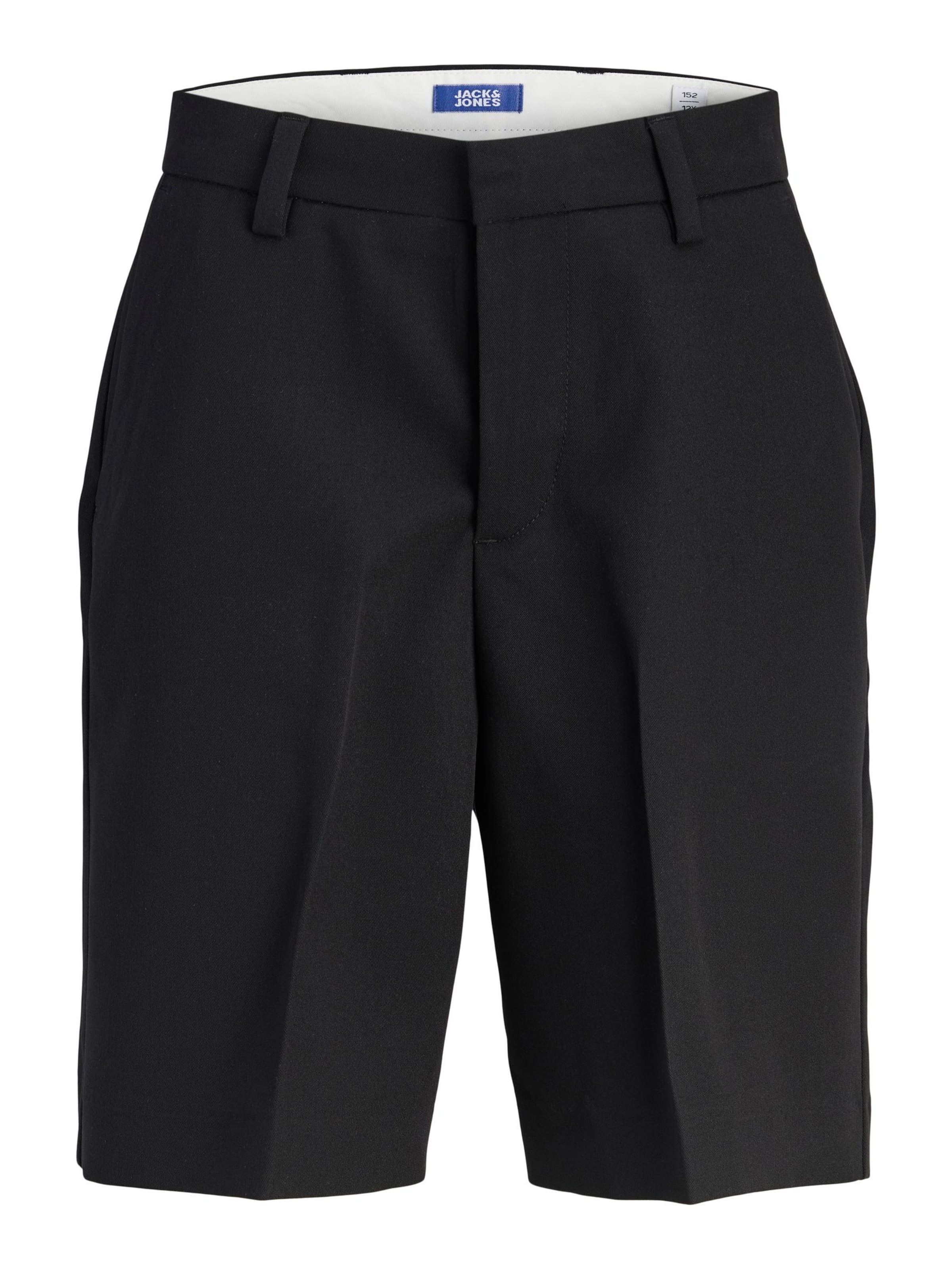 Baggy Pantalon Jack & Jones Junior en noir : devant