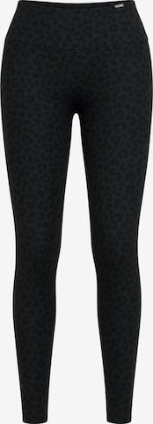 Leggings ' Velvara ' Smilodox en noir : devant