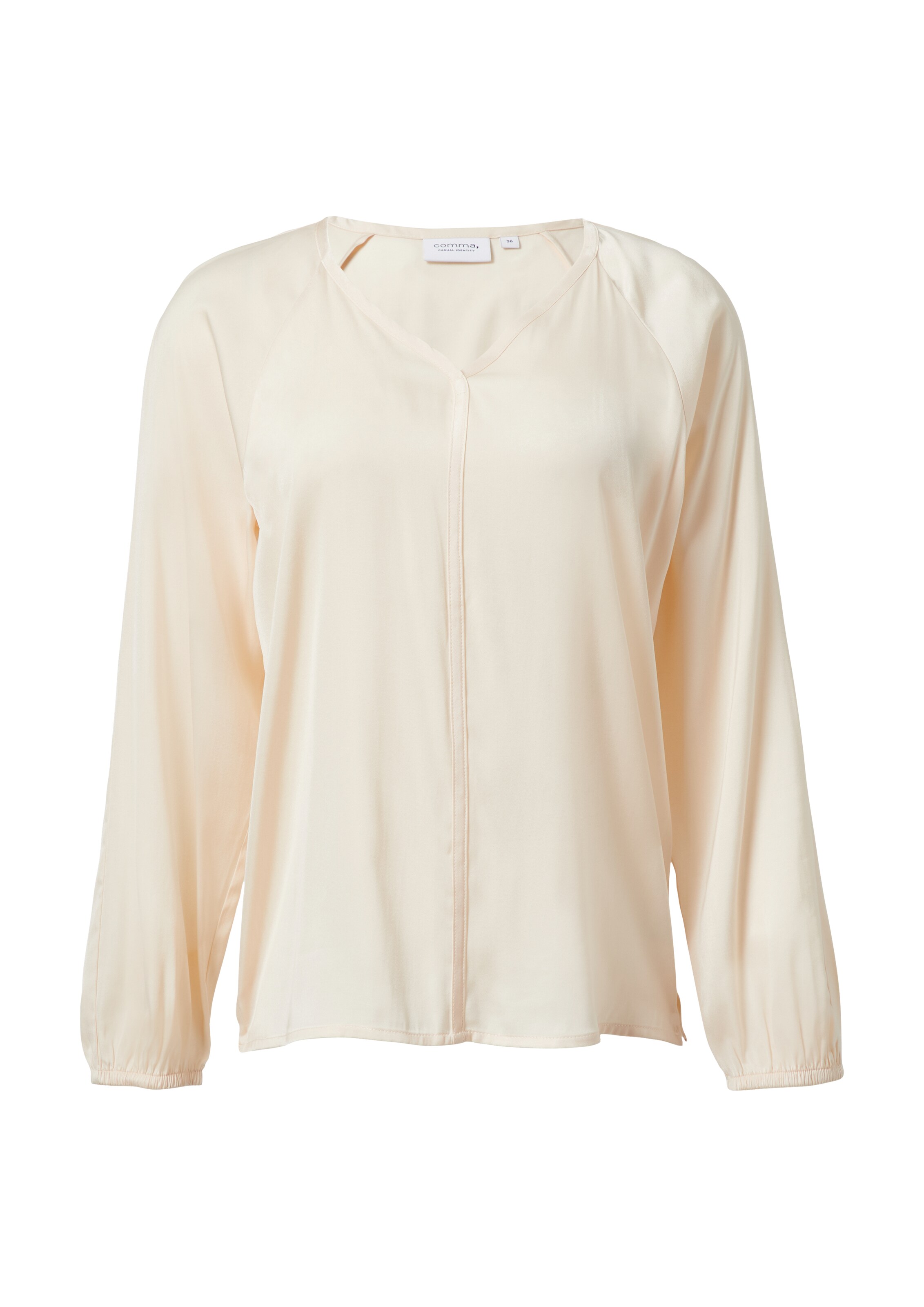 comma casual identity Bluse in Beige: Vorderseite