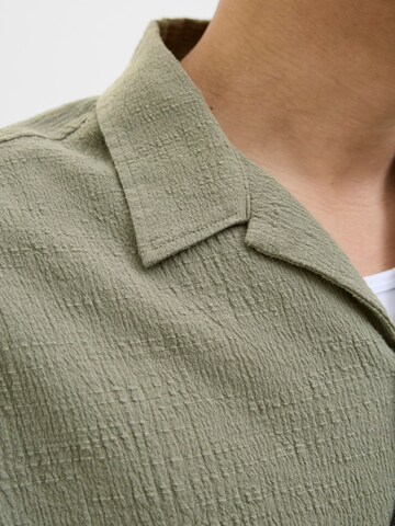 JACK & JONES Классический крой Рубашка 'JORLuke' в Зеленый