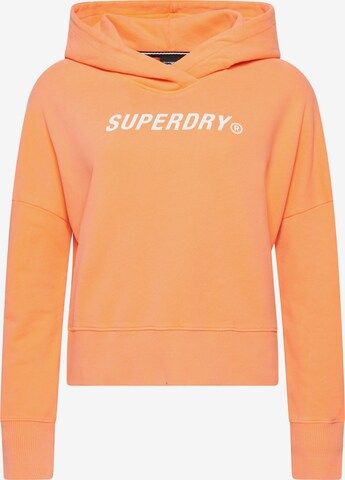 Sweat-shirt Superdry en orange : devant