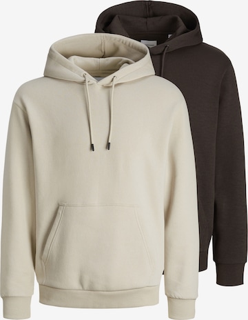 JACK & JONES Свитшот 'JJEBRADLEY' в Бежевый: спереди
