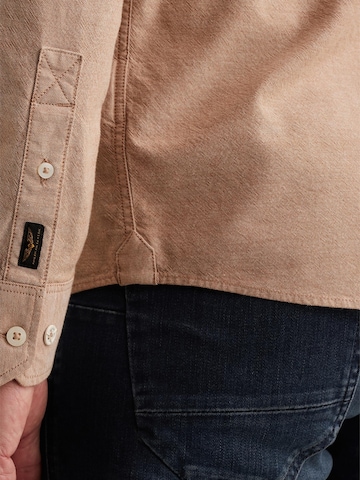 PME Legend - Ajuste regular Camisa 'Oxford shirt with chest pocket and button-down collar' en naranja
