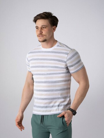 Maglietta 'Pantoneclo Men’s Crew Neck Short Sleeve T-Shirt' di PANTONECLO in bianco