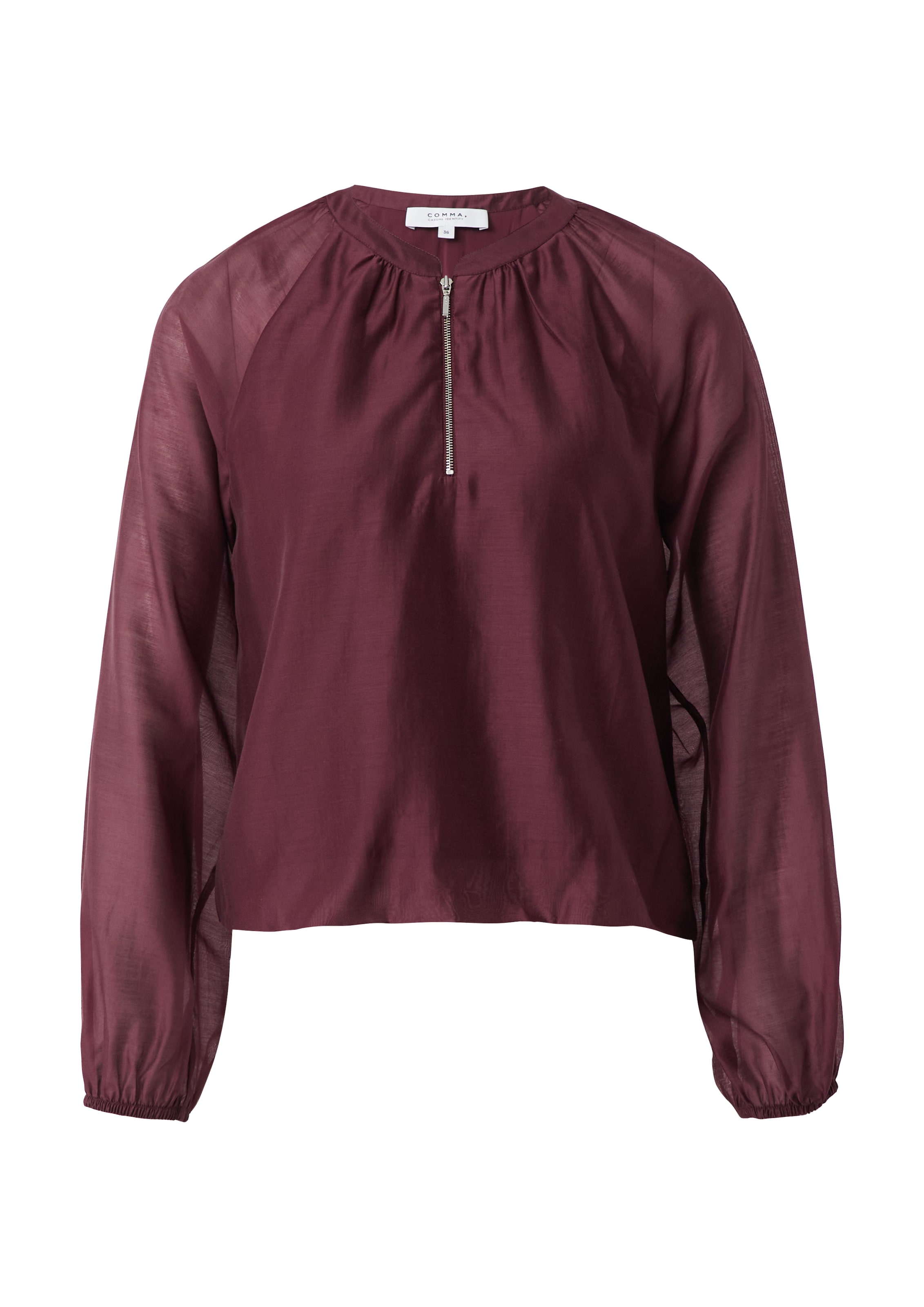 comma casual identity Bluse in Rot: Vorderseite