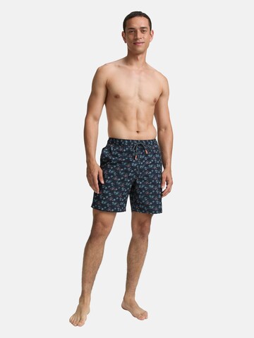 TOM TAILOR Zwemshorts in Blauw