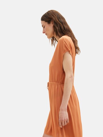 TOM TAILOR Kleid in Orange