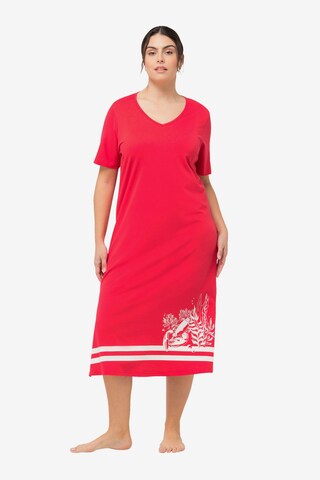 Ulla Popken Nachthemd in Rot
