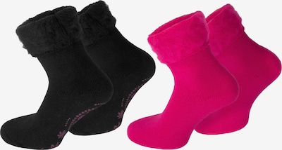 normani Socken 'Dream' in pink / schwarz, Produktansicht