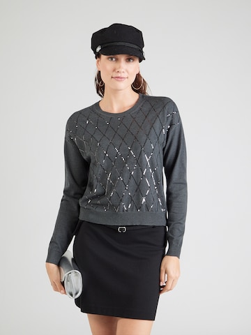 Pull-over 'ONLHALIFAX' ONLY en gris : devant