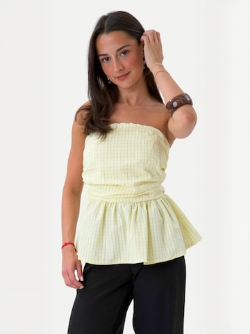 ITS MAY - Top ' Diletta ' em amarelo: frente