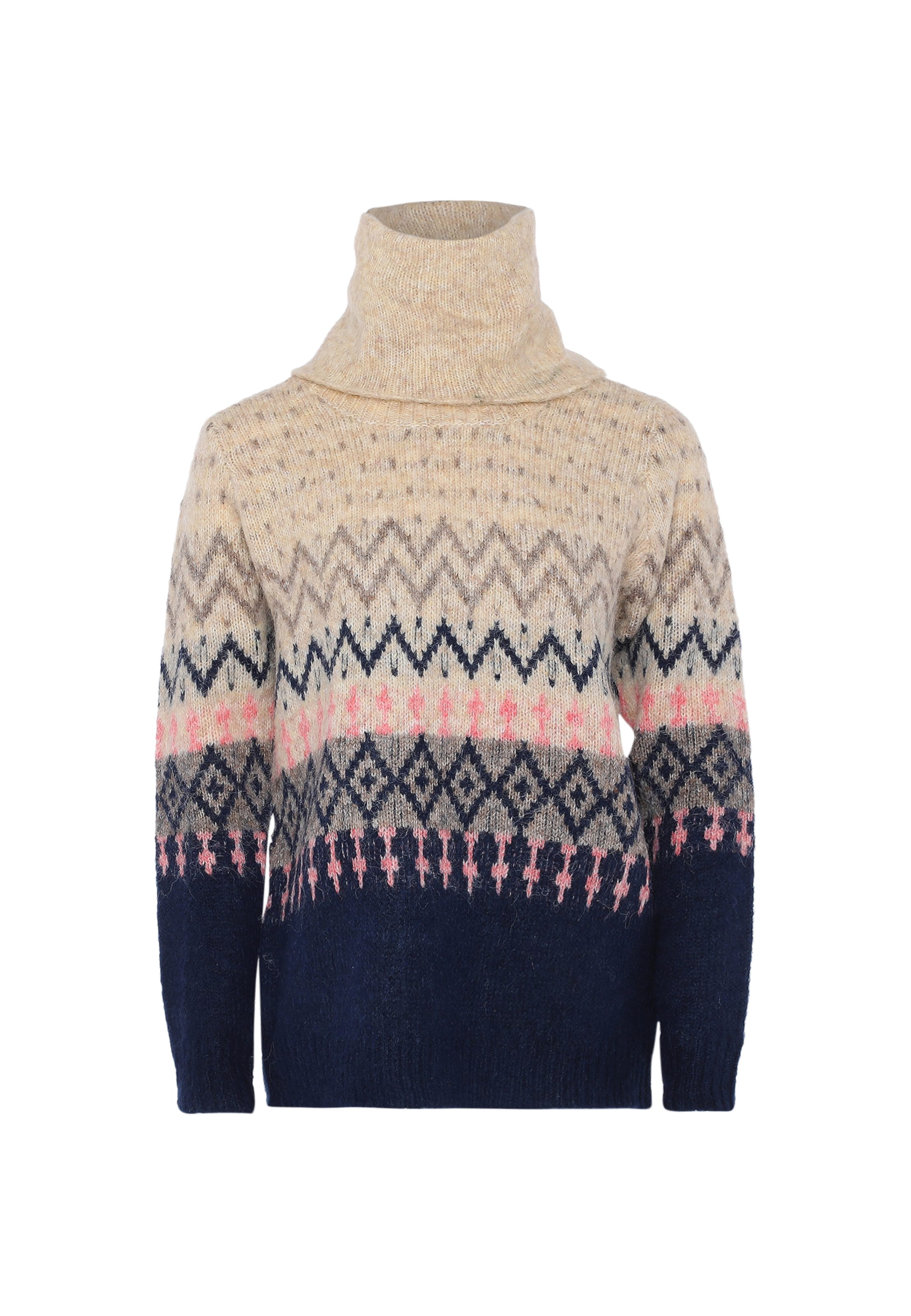 Jalene Trui in Beige: voorkant