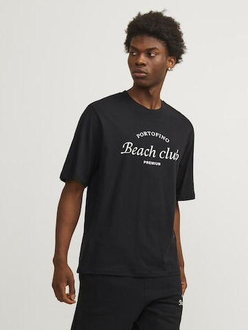 Maglietta 'OCEAN CLUB' di JACK & JONES in nero