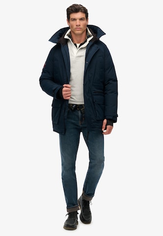 Parka d’hiver Superdry en bleu