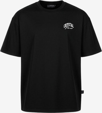 Crystal Paris Shirt 'Nightwolf' in Schwarz: Vorderseite